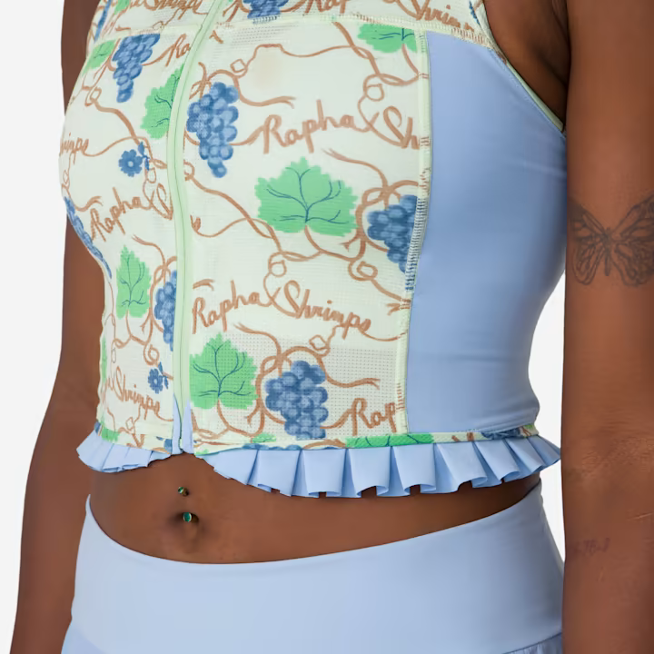 Grape Print/Cornflower