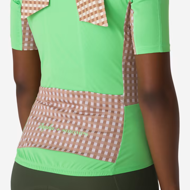 Gingham Print/Summer Green