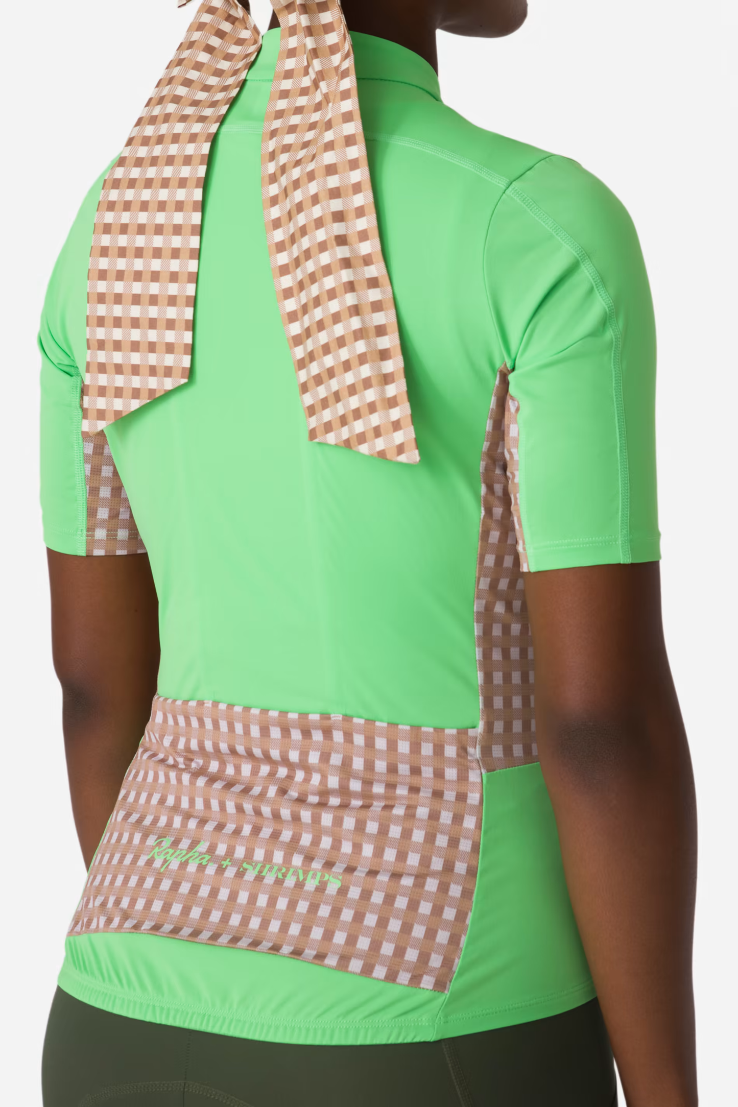 Gingham Print/Summer Green
