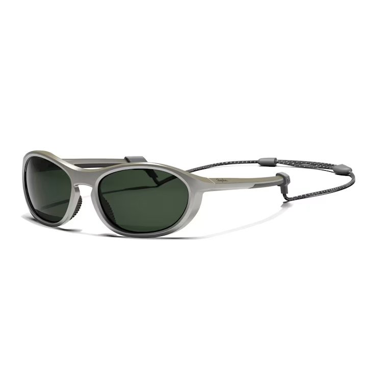 Silver Metallic/Green