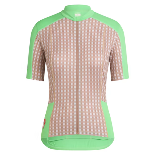 Gingham Print/Summer Green