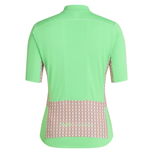 Gingham Print/Summer Green
