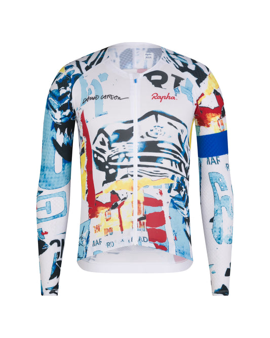 Rapha + David Carson Men's Pro Team Long Sleeve Aero Jersey