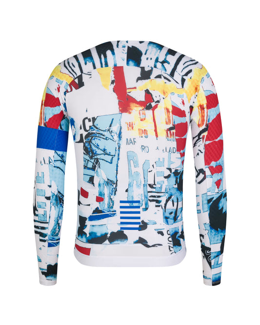 Rapha + David Carson Men's Pro Team Long Sleeve Aero Jersey