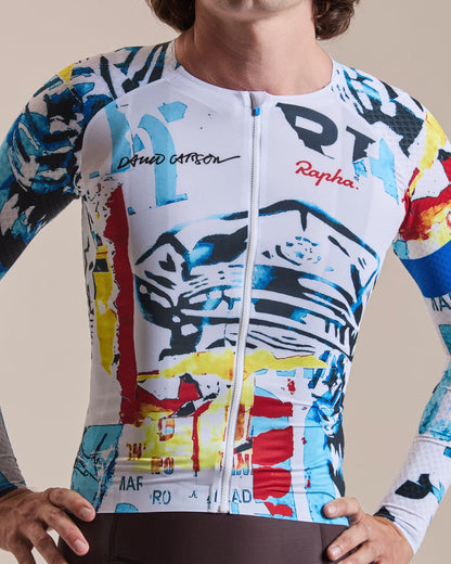 Rapha + David Carson Men's Pro Team Long Sleeve Aero Jersey