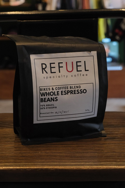 Bikes & Coffee Blend Whole Espresso Beans