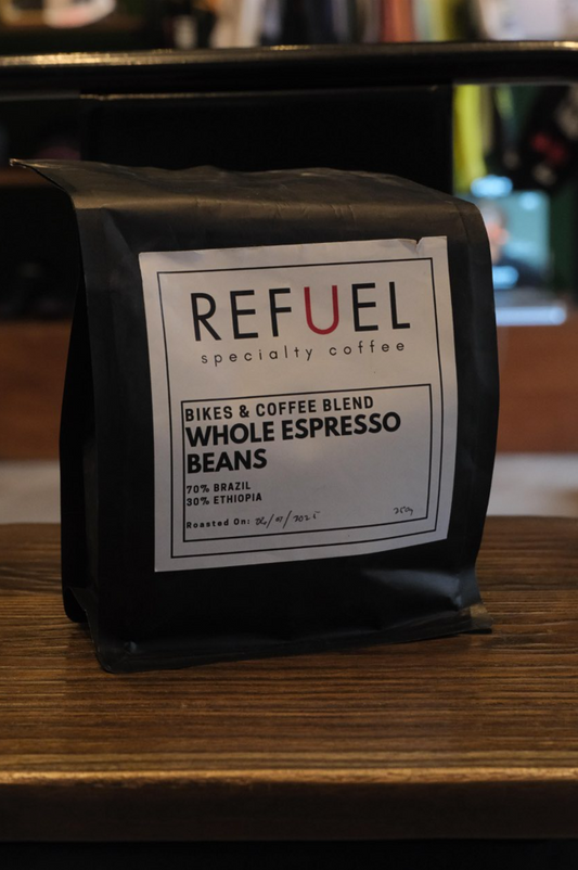 Bikes & Coffee Blend Whole Espresso Beans