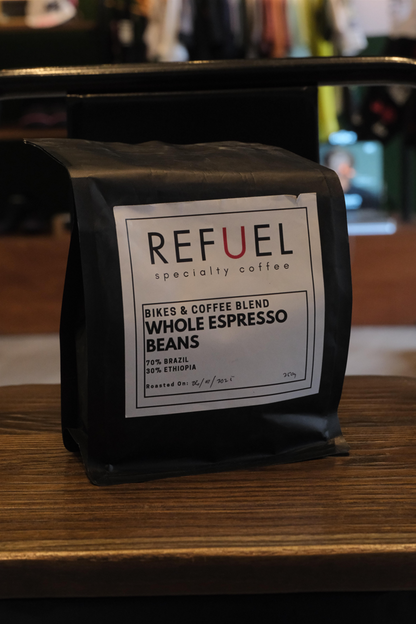 Bikes & Coffee Blend Whole Espresso Beans